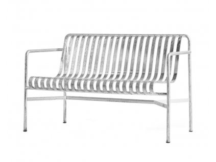 Lavice Hay PALISSADE DINING BENCH - galvanised