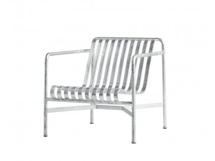 Hay PALISSADE LOUNGE CHAIR LOW - galvanised 01