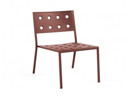 Židle Hay BALCONY LOUNGE CHAIR (sada 2ks) - iron red