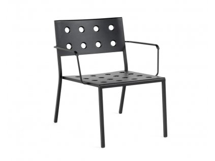 Židle Hay BALCONY LOUNGE ARMCHAIR (sada 2ks) - anthracite