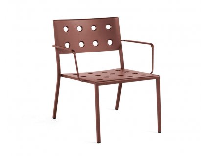 Židle Hay BALCONY LOUNGE ARMCHAIR (sada 2ks) - iron red