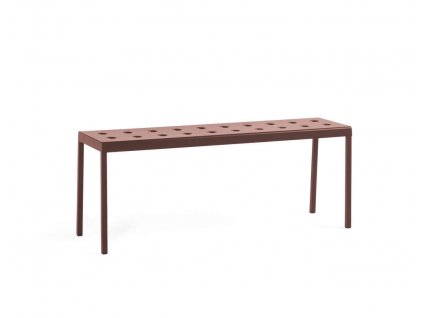 Lavice Hay BALCONY BENCH - L120, iron red