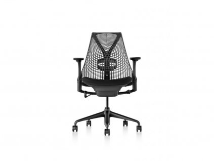 HermanMiller SAYL - černá, 3D područky, bederka, Aquarius (rozbaleno)