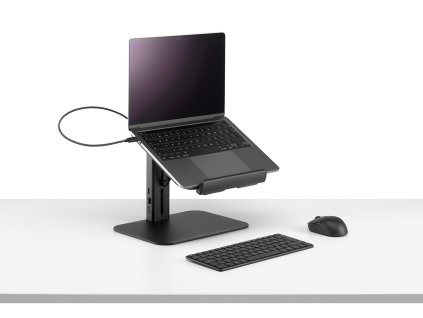 LANA LAPTOP MID HEIGHT BLACK ANGLED