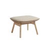 Hay OTTOMAN UCHIWA - water-based lacquered solid oak - Bolgheri LGG60, Sense Nougat 01