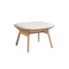 Hay OTTOMAN UCHIWA - water-based lacquered solid oak - Mode 009, Sense Nougat 01