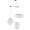 HermanMiller Nelson Bubble Lamp TRIPLE PENDANT FIXTURE 01