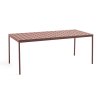 Hay BALCONY TABLE - L190, iron red 01