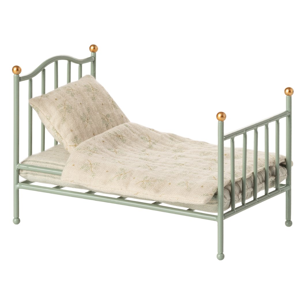 MAILEG Vintage postýlka - Mint S25