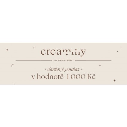 Dárkový poukaz v hodnotě 1000 Kč