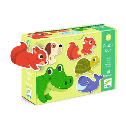 DJECO Duo Puzzle Animals