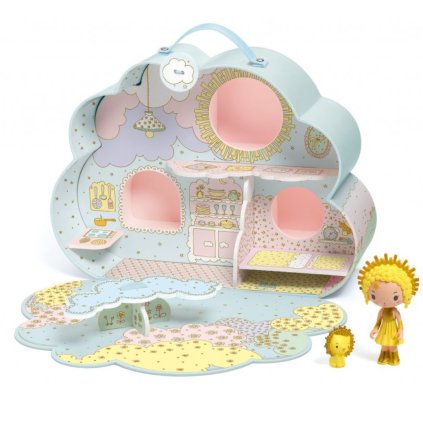 DJECO Tinyly figurka Sunny a obláčkový domeček