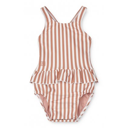 amina baby swim seersucker LW15415 1278 ud plain stripe tuscany rose creme 2 (2)