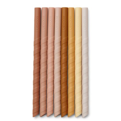 LW14159 Zoe straw set 8 pack 2255 Rose multi mix Extra 0