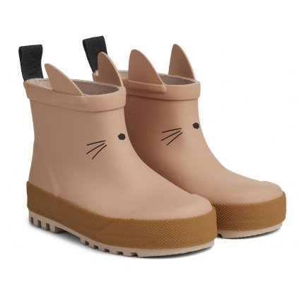 LW12872 Tekla rain boot 2262 Cat dark rose mix Extra 0