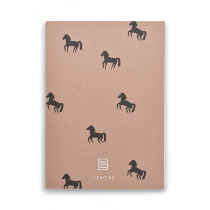 Jae note book 1 pack LW17903 1550 Horses Dark rosetta 1
