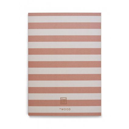 Jae note book 1 pack LW17903 1592 Stripe Tuscany rose Sandy 1
