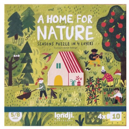 LONDJI Puzzle Home of nature - 40 pcs