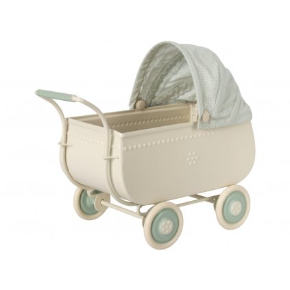 9036 2 maileg kocarek se sklapeci striskou blue micro