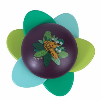 MOULIN ROTY Dřevěné chrastítko lístek