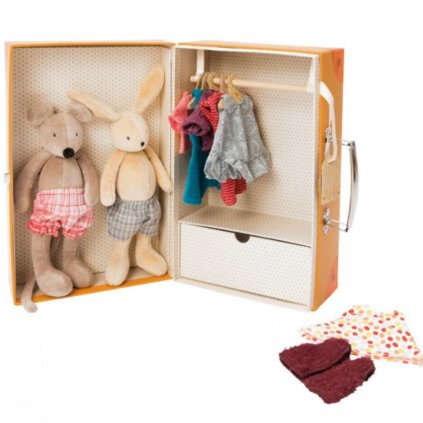 MOULIN ROTY Myška a zajíček v kufříku
