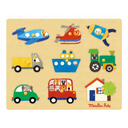 9167 moulin roty vkladaci puzzle dopravni prostredky