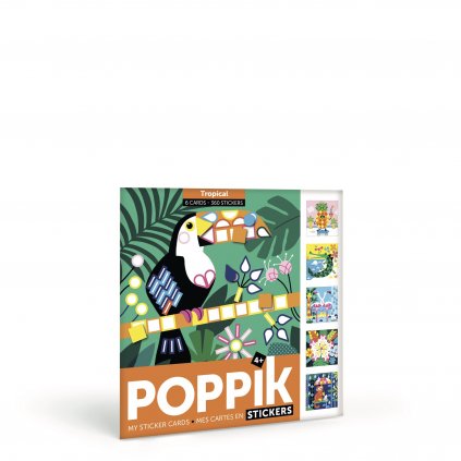 poppik gommettes stickers activite manuelle tropical