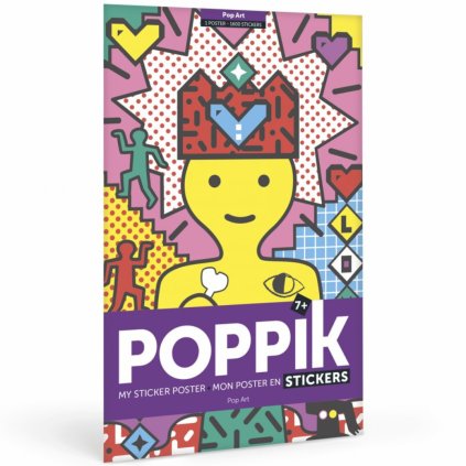 POPPIK Samolepkový plakát Pop Art