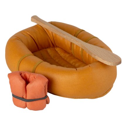 MAILEG Gumový člun Mouse - Dusty yellow
