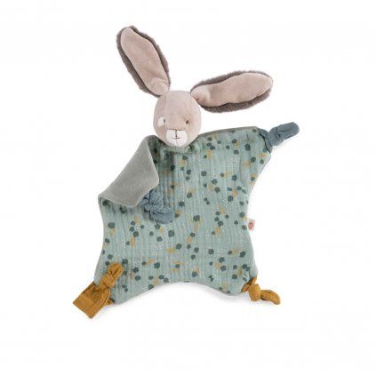 MOULIN ROTY Cuddle napkin bunny Sage