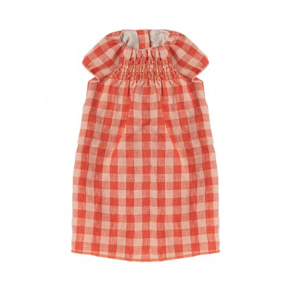 MAILEG Kostkované šaty pro králíčka - size 5