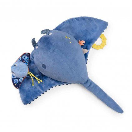 MOULIN ROTY Plush stingray with activities