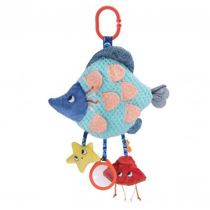MOULIN ROTY Plush fish with activities