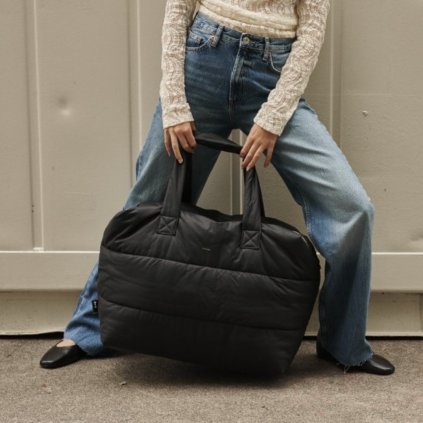 TINNE+MIA Víkendová taška Big puffy Camill - black