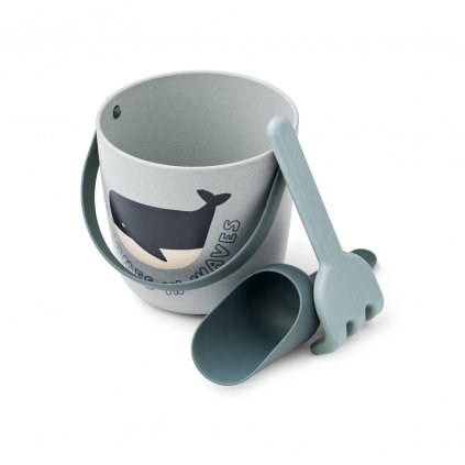 LIEWOOD Plážový set na písek Donny / Whales multi mix