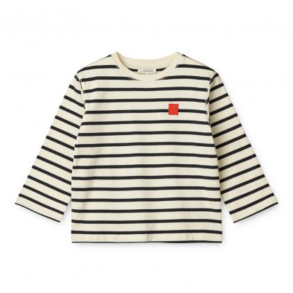 LIEWOOD Triko Ullrik - Y/D stipes Classic navy / Creme de la creme