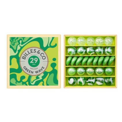 Billes & Co Kuličky - Mini Green wave
