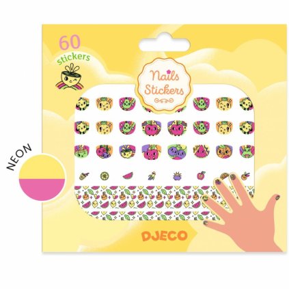 DJECO Samolepky na nehty - Ovoce