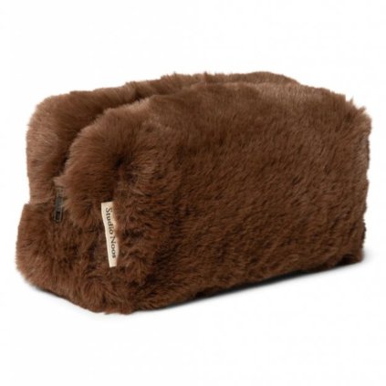 STUDIO NOOS Pouzdro Brown Faux Fur
