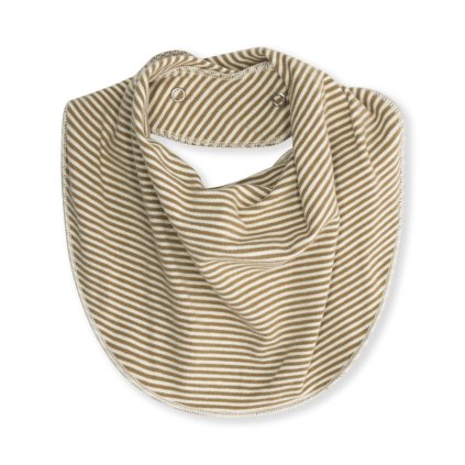 GRAY LABEL Dětský slintáček GOTS - Biscuit - Cream