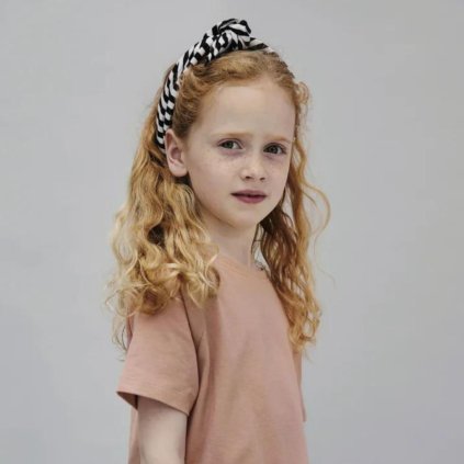 GRAY LABEL Šátek Multi Swaddle GOTS - Nearly Black - Off White