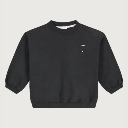 GRAY LABEL Mikina pro miminka GOTS - Nearly Black