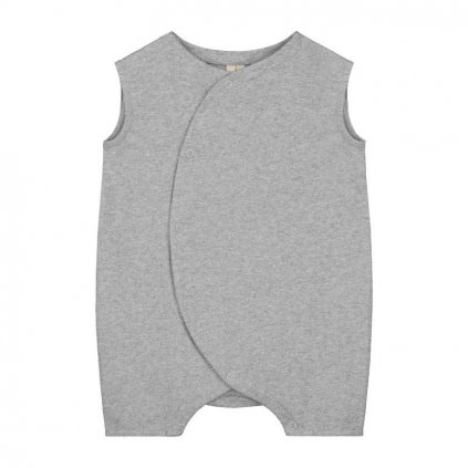 GRAY LABEL Baby Body Grow GOTS - Grey Melange