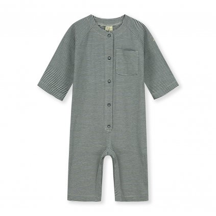 GRAY LABEL Overalek GOTS / Blue Grey - Cream