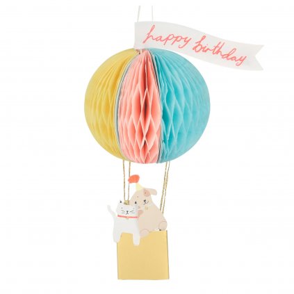 MERI MERI 3D Přáníčko - Air Balloon
