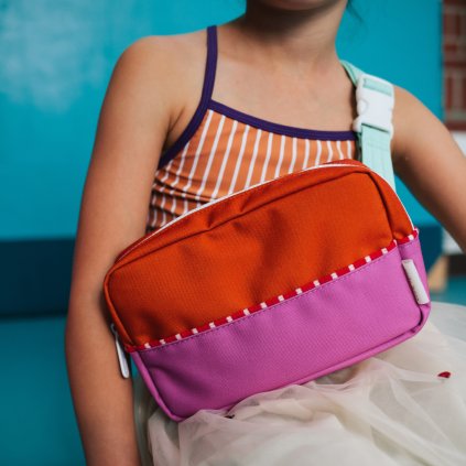 STICKY LEMON Ledvinka Better together - gravel orange + rossete pink