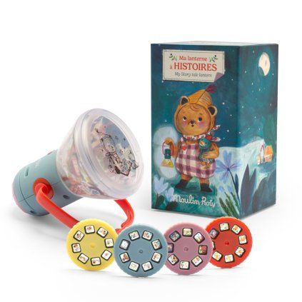 MOULIN ROTY Projector and night light Les Minouchkas