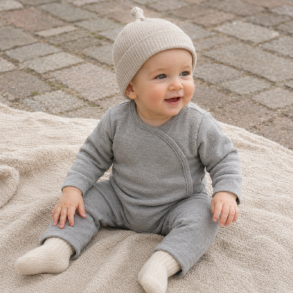 GRAY LABEL Overalek GOTS - Grey Melange