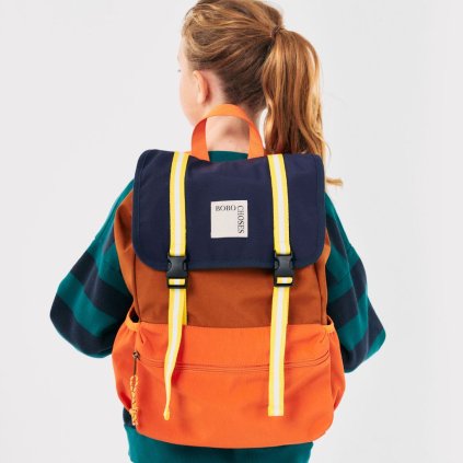BOBO CHOSES Batoh Color Block technic - MULTICOLOR