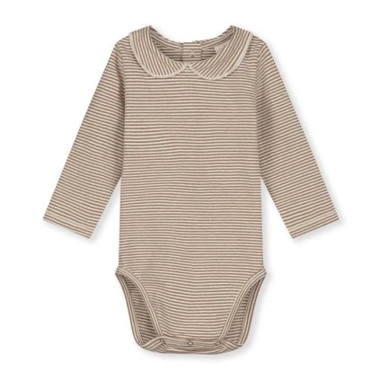 GRAY LABEL Baby overálek s límečkem GOTS - Biscuit - Cream
